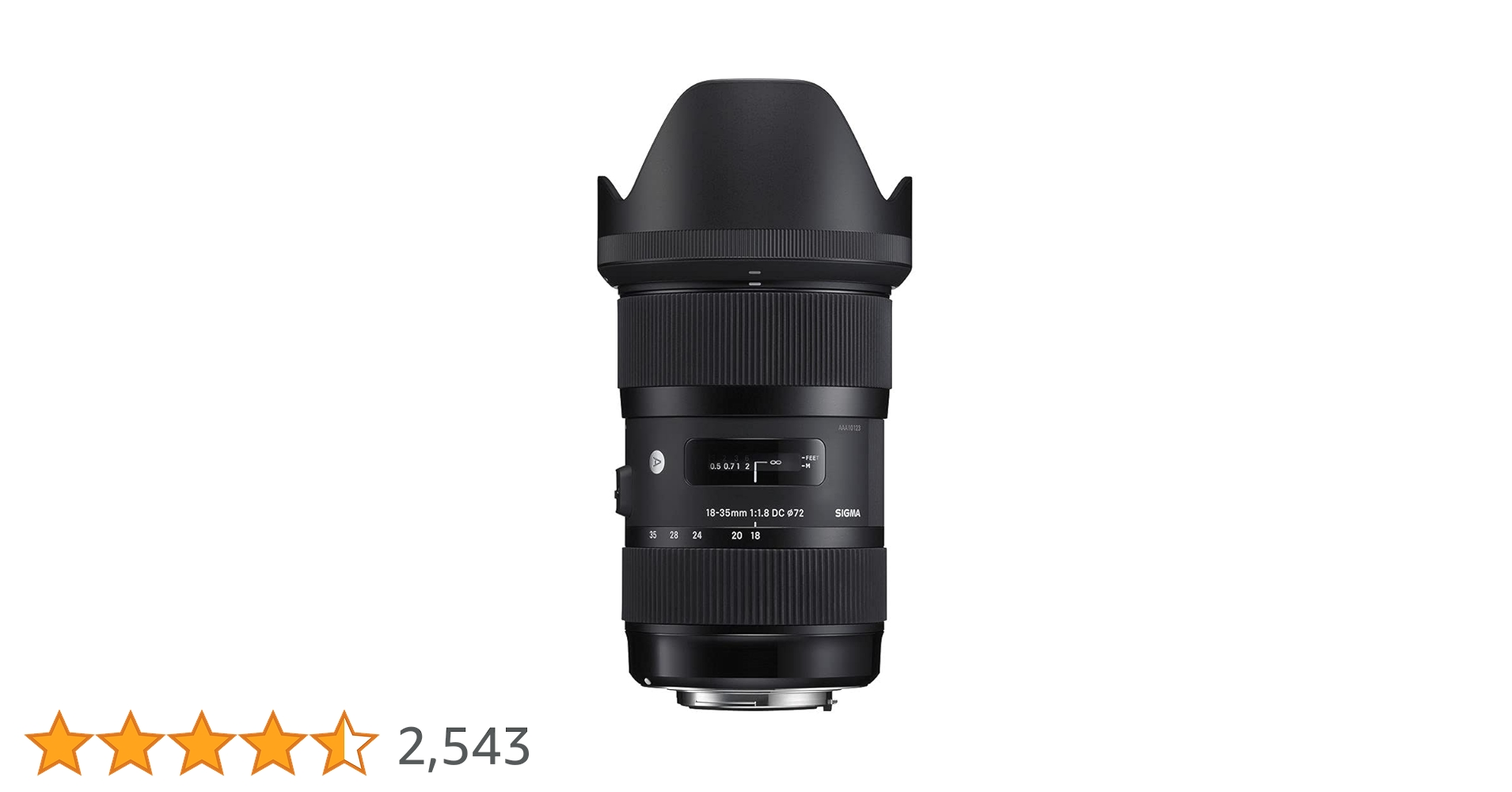 【bear309様】sigma 18-35mm f1.8 DC Canon Sigma 210101 18-35mm F1.8 DC HSM Lens for Canon APS-C DSLRs